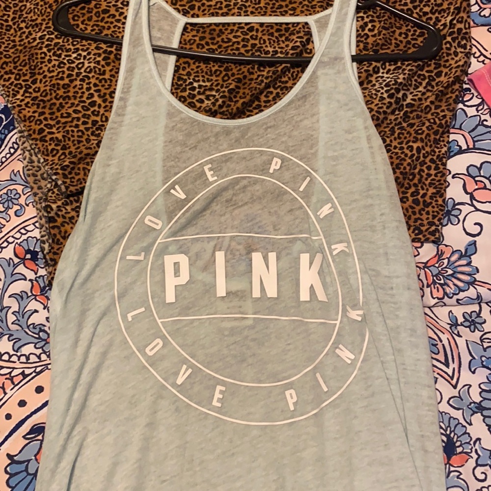 PINK/VS teal tank